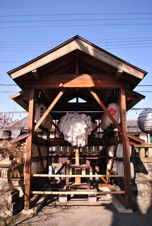 縣神社 梵天