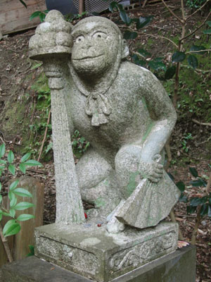 大豊神社 狛猿