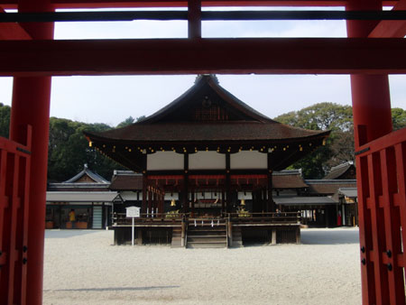 下鴨神社　舞殿