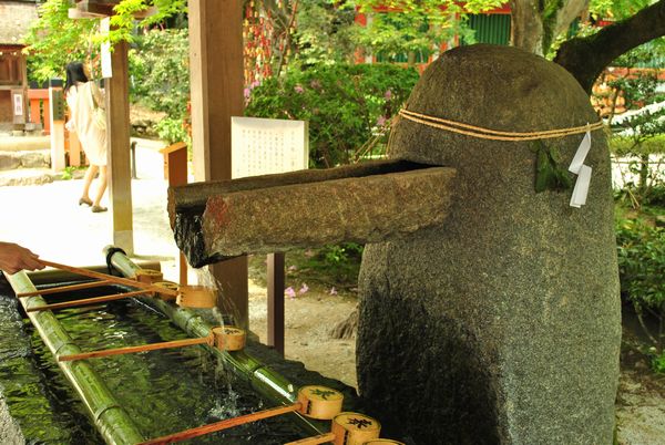 上賀茂神社　手水舎