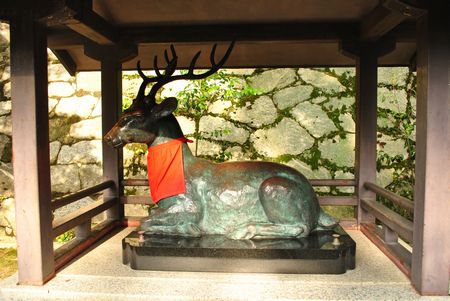 吉田神社　神鹿