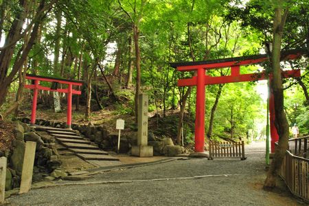 菓祖神社 入口