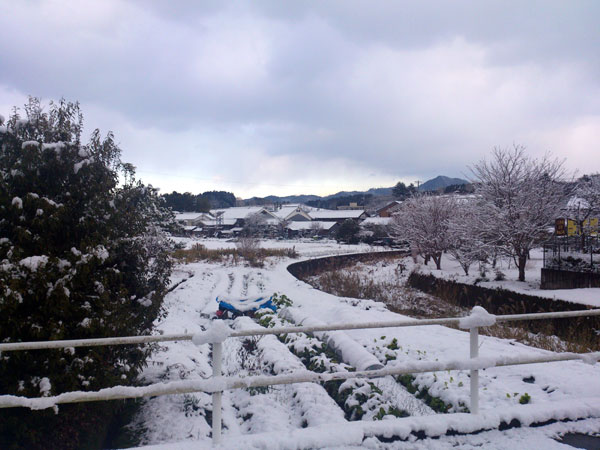 宇陀市 雪道