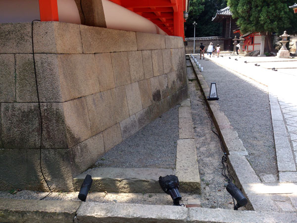 石清水八幡宮　鬼門封じ