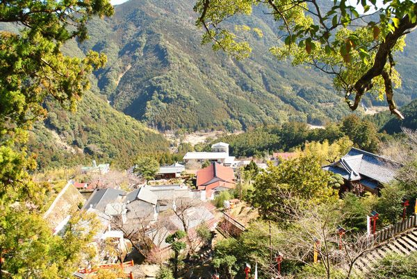 熊野那智大社　景色