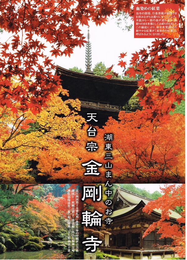 金剛輪寺 血染めの紅葉