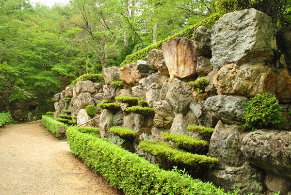 石道寺　石垣