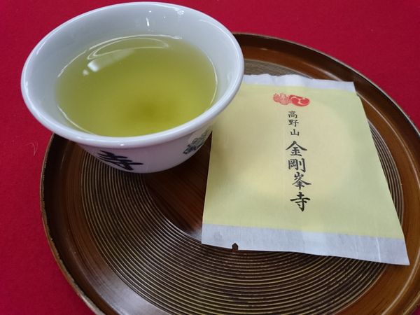 金剛峯寺　お茶