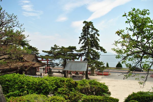 白鬚神社　眺め