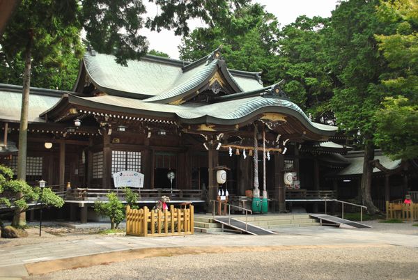 大麻比古神社　拝殿