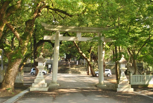 大麻比古神社　石鳥居