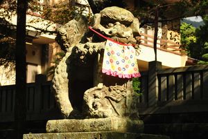 大麻比古神社　狛犬