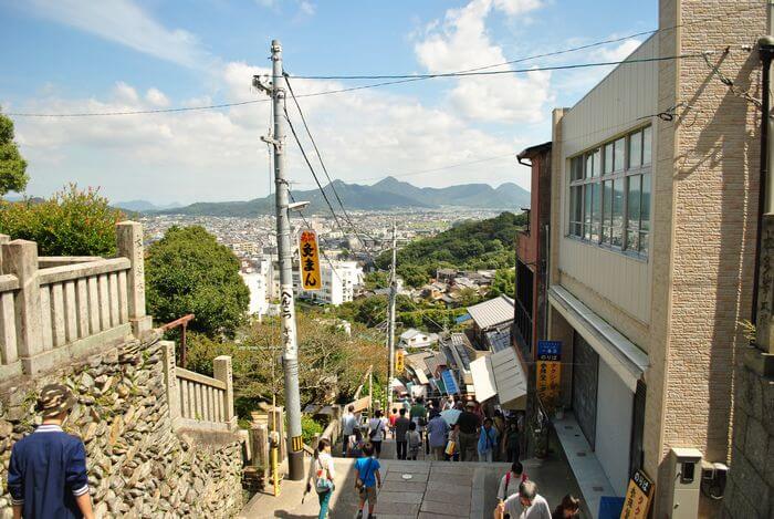 こんぴらさん　大門　景色