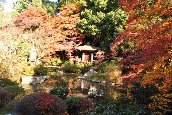 毘沙門堂　晩翠園