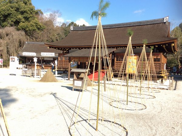 上賀茂神社　みくじかけ