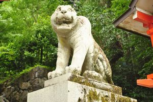 鞍馬寺　仁王門　虎