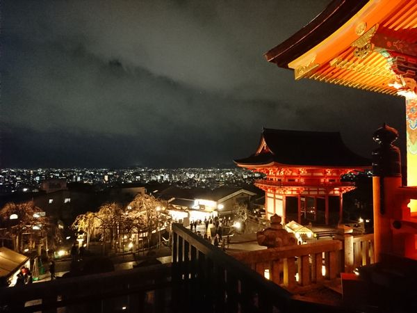 清水寺　夜景