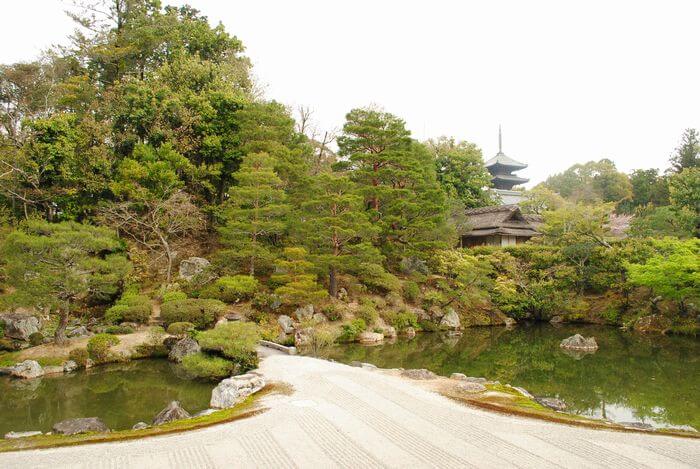 仁和寺　宸殿　北庭