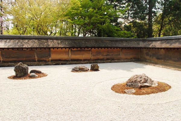 竜安寺　虎の子渡しの庭