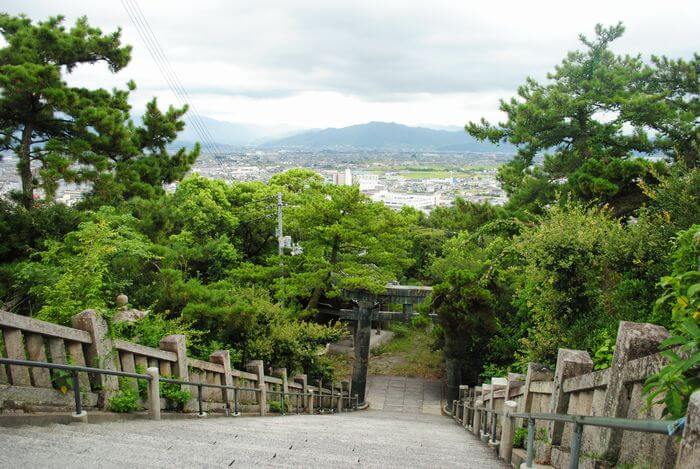 琴平八幡宮　景色