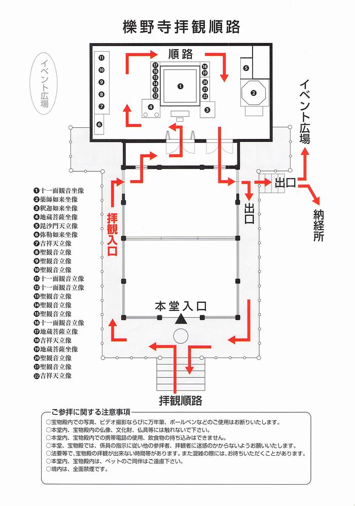 櫟野寺　特別拝観