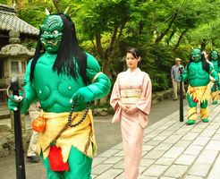 石山寺　青鬼祭